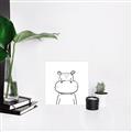 Picture of Sketch Animal  IV _GroupedProduct_Square_Canvas_