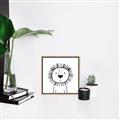Picture of Sketch Animal  I _GroupedProduct_Square_Canvas_Framed_