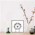 Picture of Sketch Animal  I _GroupedProduct_Square_Canvas_Framed_