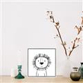 Picture of Sketch Animal  I _GroupedProduct_Square_Canvas_Framed_