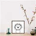 Picture of Sketch Animal  I _GroupedProduct_Square_Canvas_Framed_