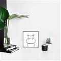 Picture of Sketch Animal  IV _GroupedProduct_Square_Canvas_Framed_