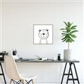 Picture of Sketch Animal V _GroupedProduct_Square_Canvas_Framed_