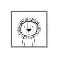 Picture of Sketch Animal  I _GroupedProduct_Square_Canvas_Framed_