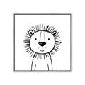 Picture of Sketch Animal  I _GroupedProduct_Square_Canvas_Framed_