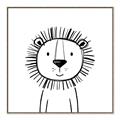 Picture of Sketch Animal  I _GroupedProduct_Square_Canvas_Framed_