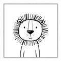 Picture of Sketch Animal  I _GroupedProduct_Square_Canvas_Framed_
