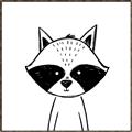 Picture of Sketch Animal  VIII _GroupedProduct_Square_Canvas_Framed_
