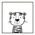 Picture of Sketch Animal  III _GroupedProduct_Square_Canvas_Framed_