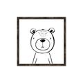 Picture of Sketch Animal V _GroupedProduct_Square_Canvas_Framed_
