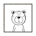 Picture of Sketch Animal V _GroupedProduct_Square_Canvas_Framed_