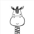 Picture of Sketch Animal  II  _GroupedProduct_Square_Unframed_Print_Only_