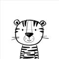 Picture of Sketch Animal  III _GroupedProduct_Square_Unframed_Print_Only_
